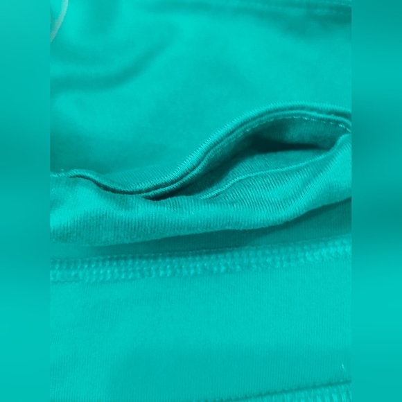 THE North Face Flash Dry Green Cropped Athletic Wide Yoga Waist Leggings - Picture 4 of 7